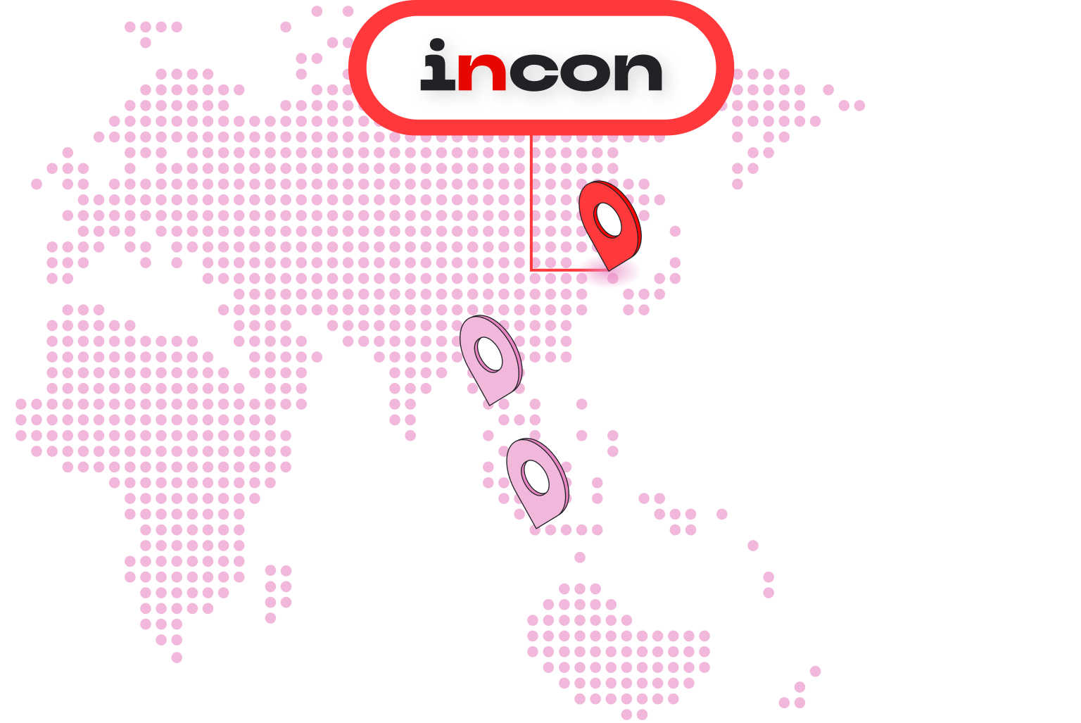 incon map korea